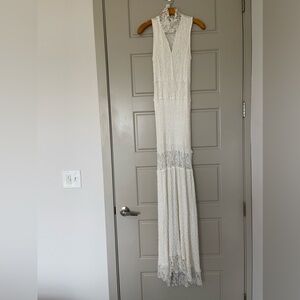 L.Bartlett White Lace Dress